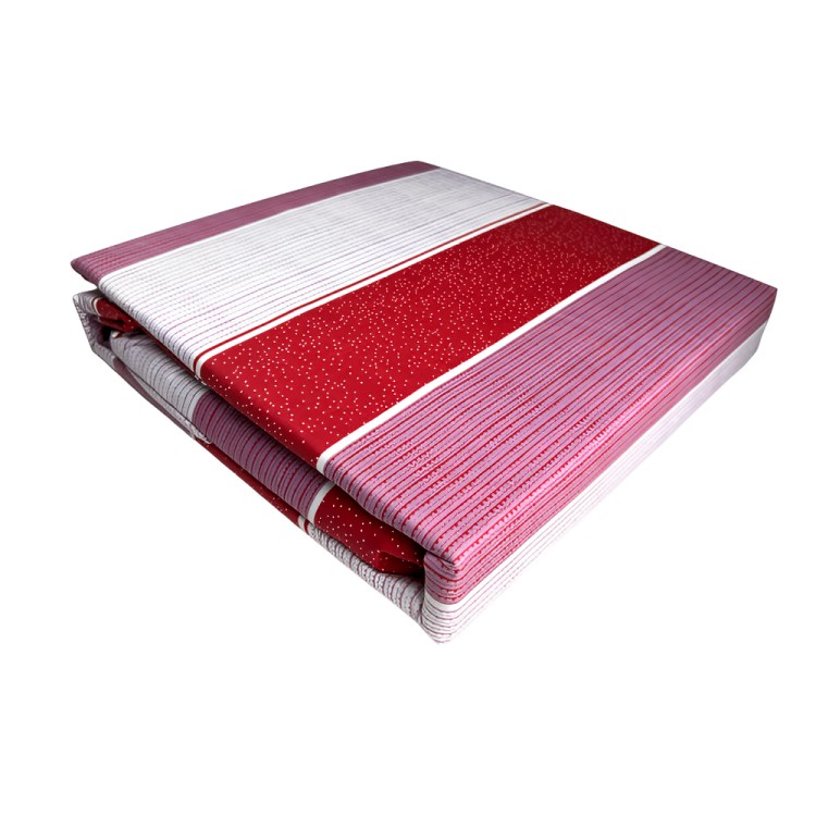 Doral - Sábanas Micro Piel Durazno 1.5 Plazas Listado Burdeo