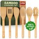 thumbnail image 1 of Juego de cucharas de bambú Woodenhouse 6 piezas, seguro para superficies antiadherentes, 1 of 8
