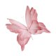 thumbnail image 2 of Decoración De Mariposa Artificial DIY, Mariposa Gigante Para La Pared Del Dormitorio De La Boda, Rosa, 2 of 5