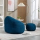 thumbnail image 3 of Bedding Bean Bag Sofa Chair High Pressure Foam Bean Bag Chair Adult Material with Padded Foam Padding Compressed Bean Bag With Footrest, 3 of 3