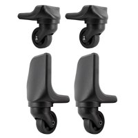Bothyi - Ruedas De Equipaje De Repuesto De Rotación De 360 Grados 4X Duraderas Para Reparación Negro