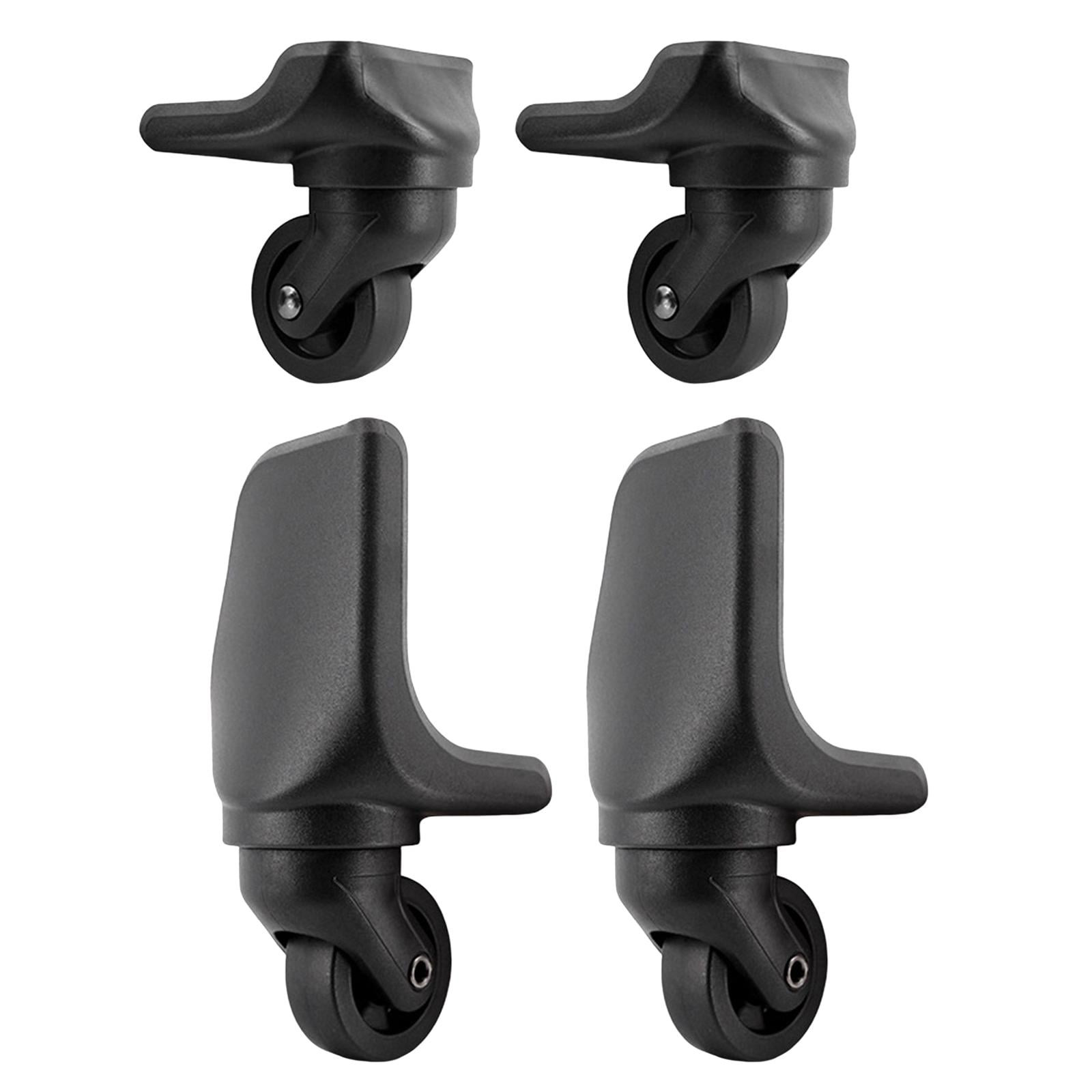 Bothyi - Ruedas De Equipaje De Repuesto De Rotación De 360 Grados 4x Duraderas Para Reparación Negro