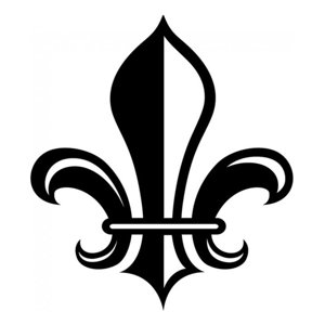 Rienda Libre Graphics - Decomural Fleur De Lis Tile French Flower Ws-15601