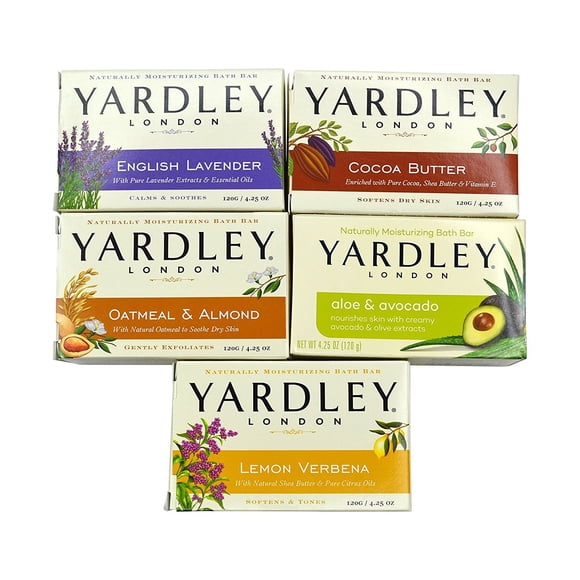 Paquete de barras de jabón y baño Yardley London, 10 barras, 120 g