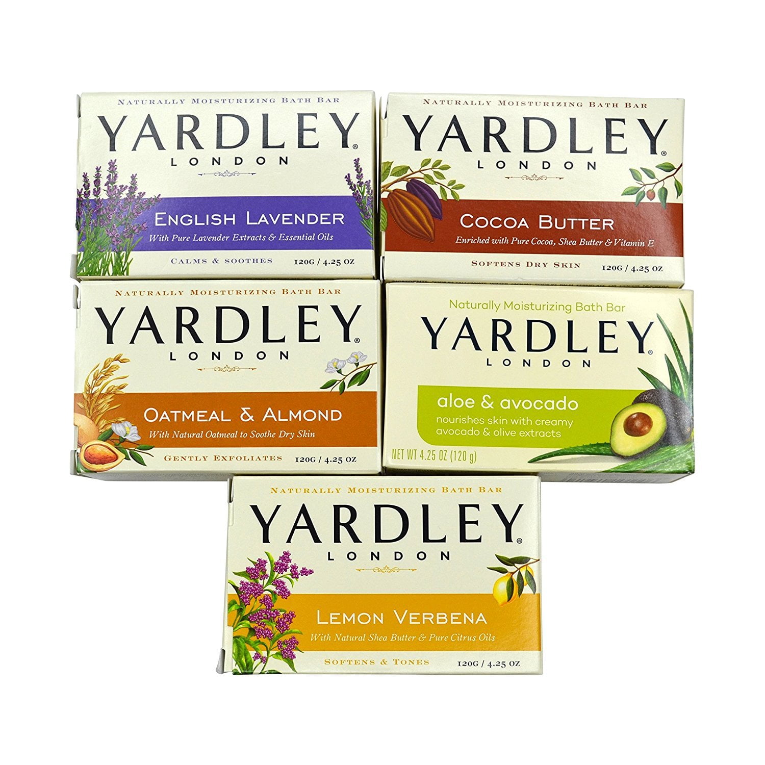 Paquete De Barras De Jabón Y Baño Yardley London, 10 Barras, 120 G