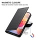 thumbnail image 4 of Funda para FOXDOCK Samsung Galaxy A36– Cuero Premium, 3 ranuras para tarjetas, Protección contra impactos, 4 of 5