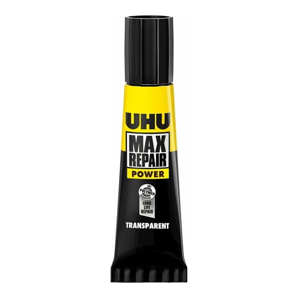 Adhesivo UHU Max Repair Power 8 ml Transparente y Flexible