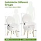 thumbnail image 2 of Taburete de tocador GREENSTELL con respaldo plegable para almacenamiento, color blanco, 2 of 7
