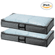thumbnail image 1 of Pack 2 Bolsos Organizadores Almacenaje Bajo Cama 75 Litros, 1 of 6