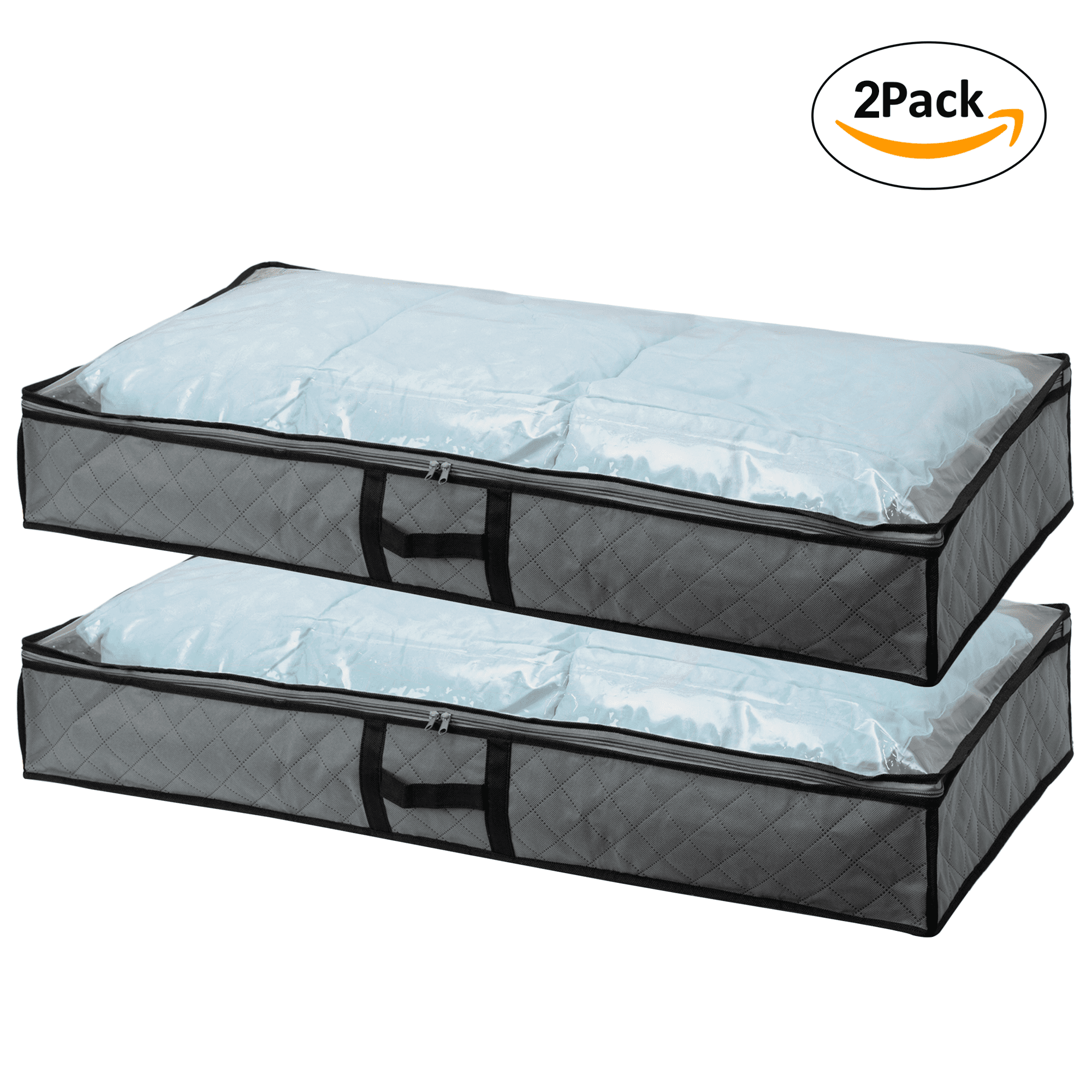 Carry All - Pack 2 Bolsos Organizadores Almacenaje Bajo Cama 75 Litros