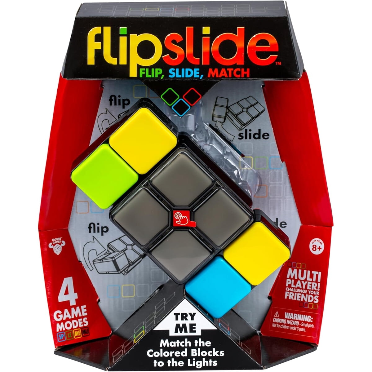Juego Flipslide Electrónico Moose Toys 4 Modos Niños