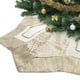 thumbnail image 1 of Falda para árbol de Navidad Valery Madelyn, oro blanco, 120 cm, 1 of 3