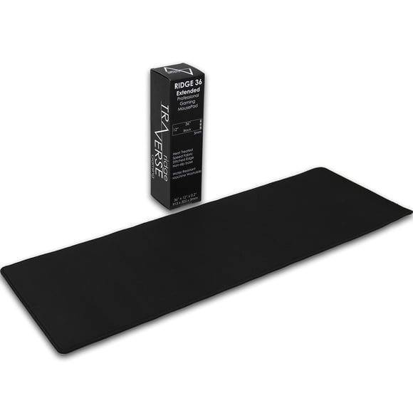 Alfombrilla para Ratón Gamer Extendida Traverse Ridge 91x30x0,5 cm Negra