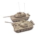thumbnail image 4 of 2 Piezas 1/72 Kits De Modelo De Tanque De Construcción Artesanal Para Exhibición Recuerdo Niño Amarillo, 4 of 5