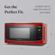 thumbnail image 4 of Horno microondas Farberware 0.7 Cu. Ft. Encimera 700W roja, 4 of 6