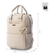 thumbnail image 3 of Mochila Ejecutivo Porta Pc 14  Toscana Beige Mujer, 3 of 6