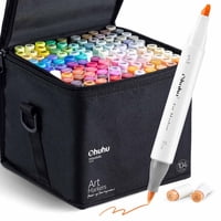 Ohuhu 104 Marcadores De Alcohol + 1 Blender Pincel&Biselada