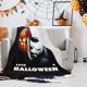 thumbnail image 2 of Scary Halloween Horror Characters Thriller Movie Blanket - Super Soft Cozy And Hypoallergenic For Sofa Bed Travel And Camping, 2 of 3