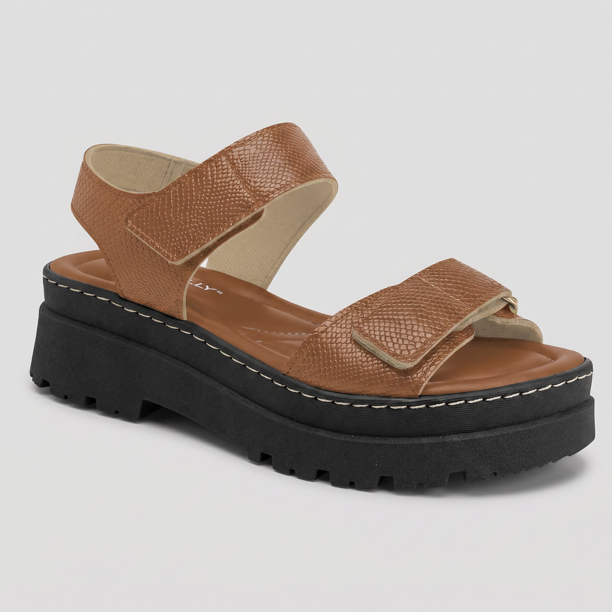 Sandalia Mujer Ocre Nathalia 86 Piccadilly