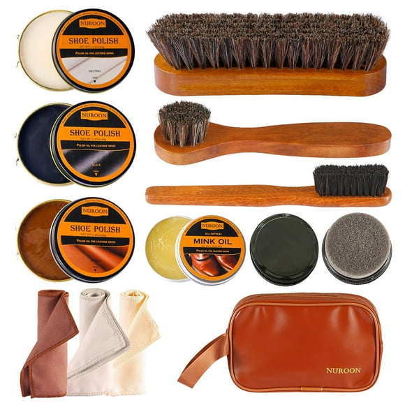 Kit de Cuidado de Calzado Nuroon 13 Piezas Multicolor