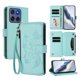thumbnail image 1 of Funda Cartera Mariposa para [Motorola Edge 60 Fusion] con Soporte y Cremallera Verde menta, 1 of 6