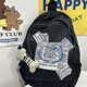 thumbnail image 2 of Mochila Sanmu Hello Kitty de piel sintética vaquera negra, 2 of 4