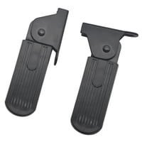 Ioensy - Pedales Delanteros Plegables De Nailon Para Bicicleta Eléctrica, Resistentes Y Antideslizantes, Con Reposapiés Con Orificios Espaciados De 5 Cm.