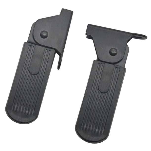 Pedales Delanteros Plegables De Nailon Para Bicicleta Eléctrica, Resistentes Y Antideslizantes, Con Reposapiés Con Orificios Espaciados De 5 Cm.