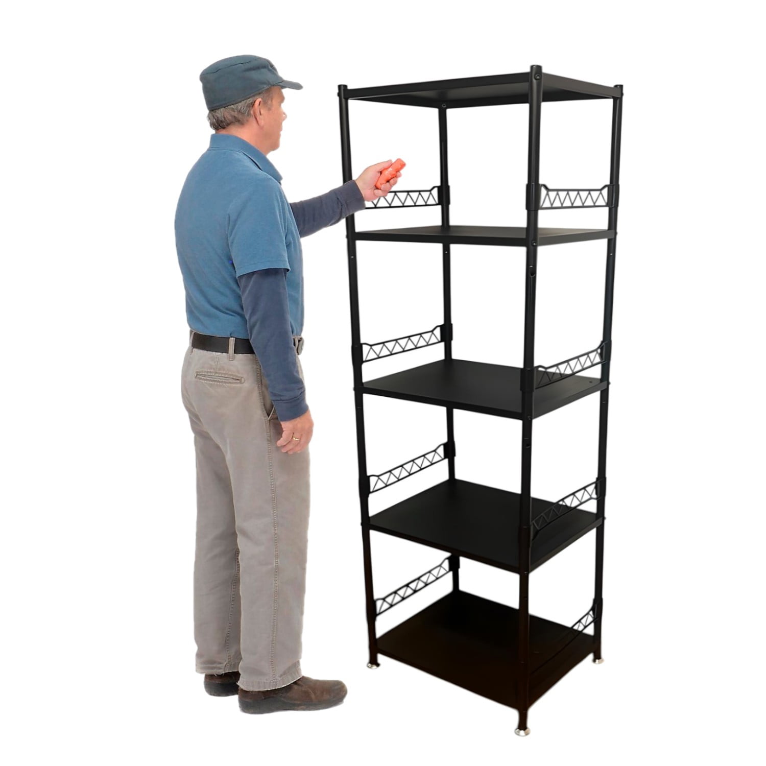 Prochef - Estante Deco 5 Bandejas Acero 60x40x173 Cm