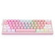 thumbnail image 2 of Teclado Redragon Fizz Pro 60% RGB Pink/White - Crazygames, 2 of 4