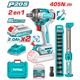 thumbnail image 1 of Llave Impacto 405Nm 20v 1/2» + Linterna+ 2 Baterías + Dados, 1 of 2