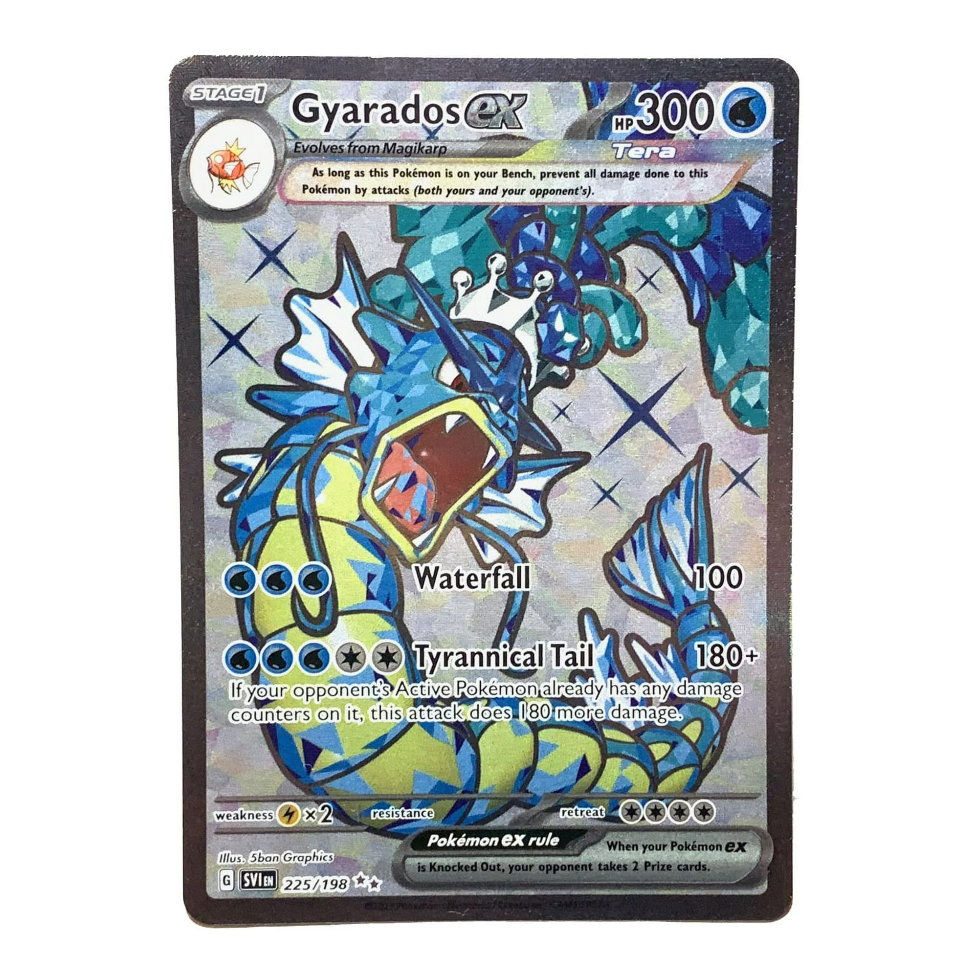 Carta Coleccionable Pokémon Gyarados Ex 225/198 Ultra Rare Holo
