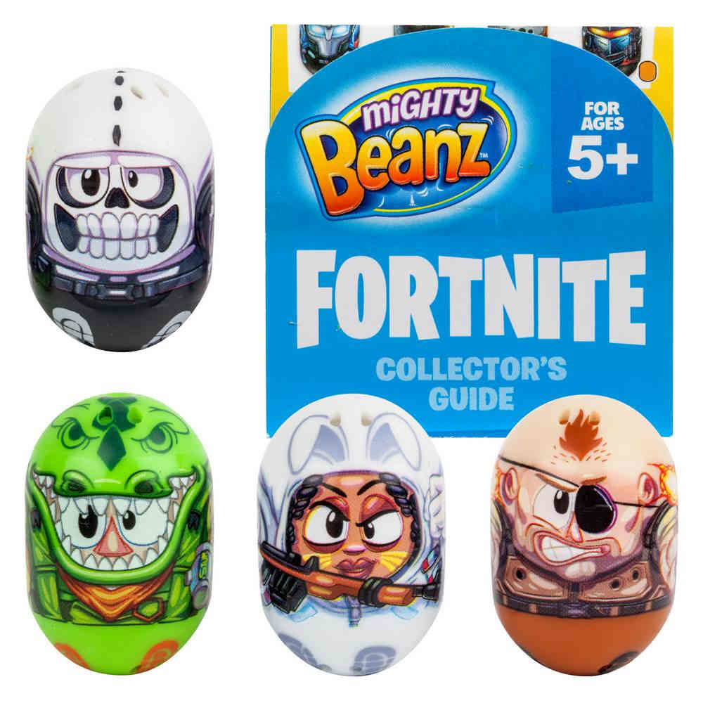Mighty Beanz - Juguete Fortnite Pack De 4