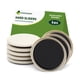 thumbnail image 1 of Correderas para muebles COVERCORNER, 8 unidades, para alfombras, 9 cm, 1 of 7