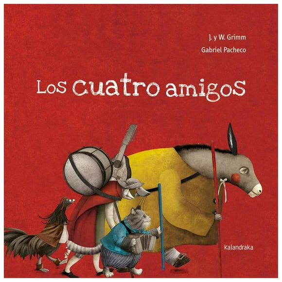 Los cuatro amigos (los músicos de Bremen) blanco