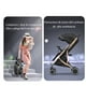 thumbnail image 2 of Coche De Paseo Compacto Plegable LuBabycas Negro Blanco, 2 of 8