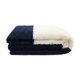 thumbnail image 3 of Manta de franela Nautica 127x152 Fluffy suavidad superior azul marino, 3 of 7