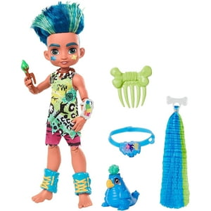 Mattel Cave Club Slate Doll (10 Pulgadas, Cabello Azul) Mune Cave Club N/A