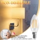thumbnail image 4 of Bombilla LED GVVooHome E12, candelabro, 4 W, 400 lm, 2700 K, 90 unidades, CRI, 12 unidades, 4 of 7