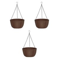 Ioensy - 3 Macetas Colgantes De Regalo, Encantadoras Cestas Colgantes Para Jardín, Balcón, Oficina, 30 Cm