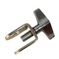 Magideal - Soporte De Cencerro De Tambor De Bajo Plateado, Soporte De Abrazadera, Accesorios De Montaje De Hardware De Tambor, Soporte De Soporte Duradero Para