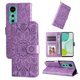 thumbnail image 3 of Funda tipo cartera FOXDOCK para Huawei Nova 12 , diseño girasol en relieve, cuero PU, cierre magnético, soporte y tarjetero, 3 of 5