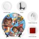 thumbnail image 3 of Santiago de los mares Plato decorativo de porcelana fina (bone china), plato decorativo de cerámica para hogar, oficina, soporte de pared, platos decorativos para dormitorio - 6 pulgadas (15 cm), 3 of 6
