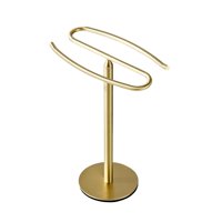 Magideal - Soporte Para Toalla De Mano, Toallero De Baño, Joyería, Pulseras, Exhibición Con Base, Organizador De Baño, Soporte Para Toalla De Mano Para El Hogar Oro