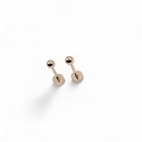 Tiana Joyas - Aros Bola 3Mm De Plata 925