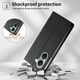 thumbnail image 2 of Funda Tipo Cartera de Cuero Sintético para XIAOMI POCO x7Pro Bloqueo RFID, con Ranuras para Tarjetas y Bolsillo para Efectivo, Cierre Magnético Fuerte Negro, 2 of 4