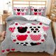 thumbnail image 1 of x306 Bed SheetsDuvet Cover Lovely Bedding Set Cartoon Bed Pillowcase Size Bedroom Decoration 3-Piece Bedding Set (1 Duvet Cover + 2 Pillow Shams) nj306, 1 of 5