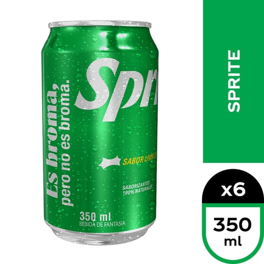 Bebida Limón Pack Lata 6 Un Sprite