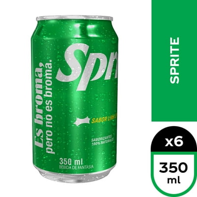 Bebida Limón Pack Lata 6 Un Sprite