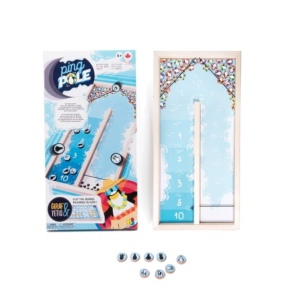 Juego de Madera Rustik BJRJ04904 Pingpole 2 en 1